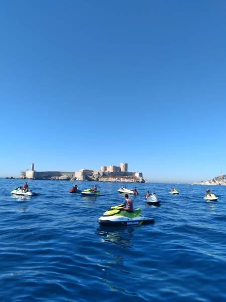 Randonnée jetski sans permis 3 heures  Marseille